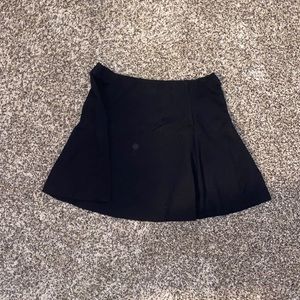 Black Peplum Skirt